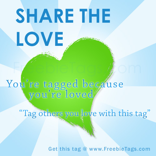 Facebook tag - Share the love to all your friends, family members, and people you love