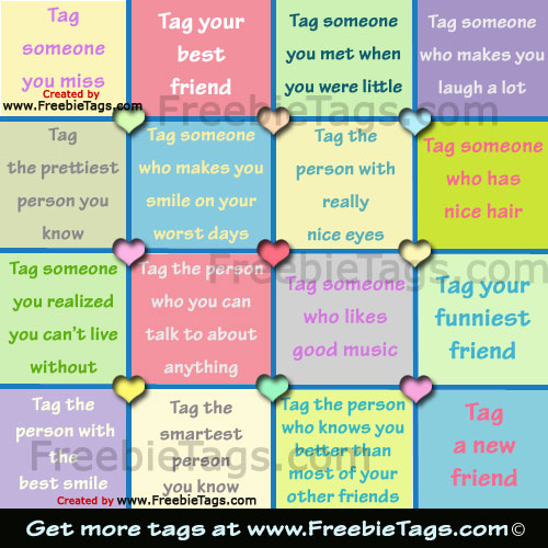 Tag your friends with nice Facebook tag photos