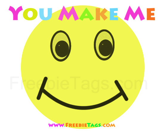 Tag your friends with you make me smile tag
